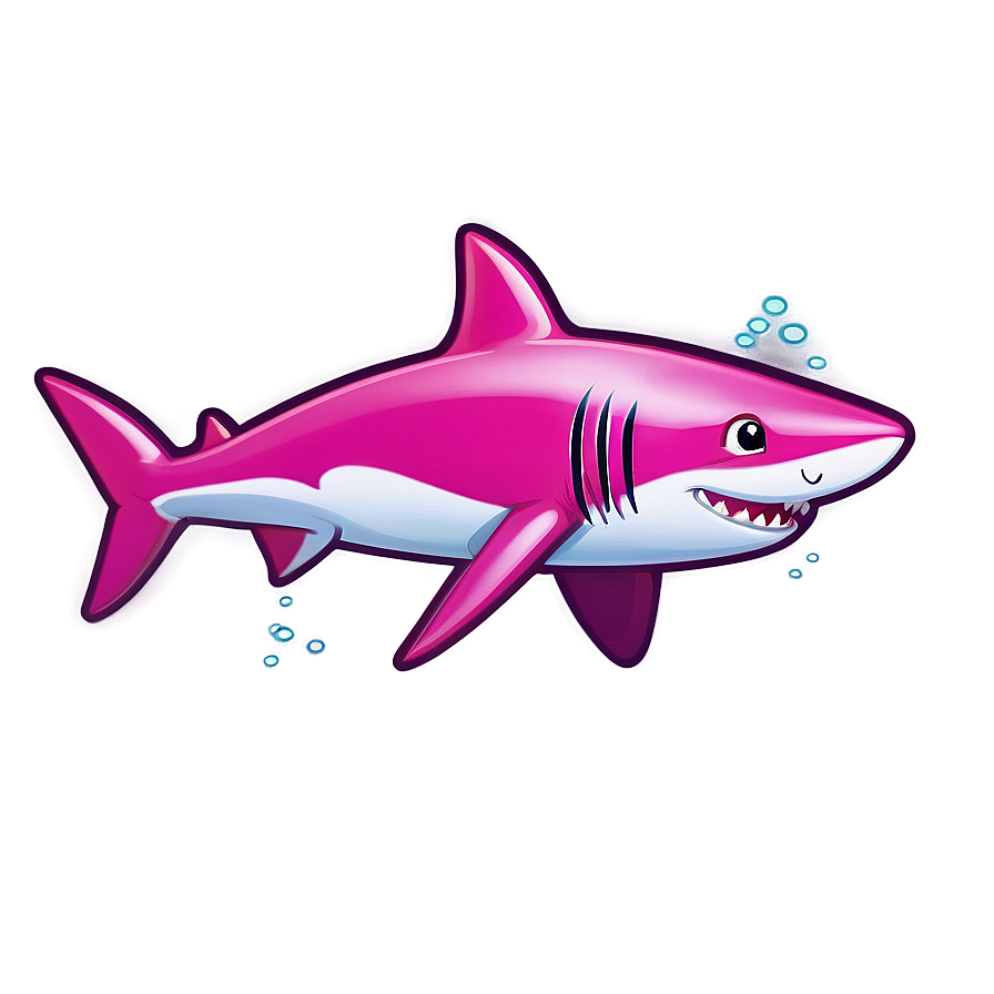 Pink Baby Shark For Wall Art Png 74