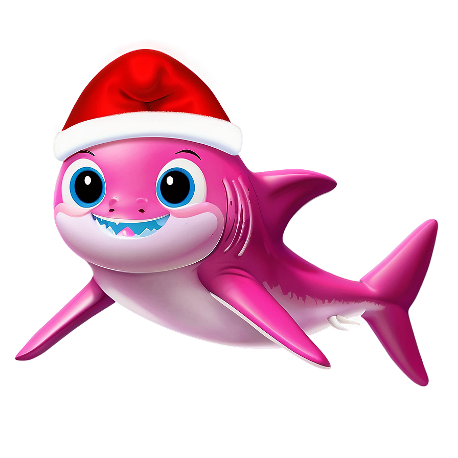 Pink Baby Shark Holiday Theme Png Jbs7