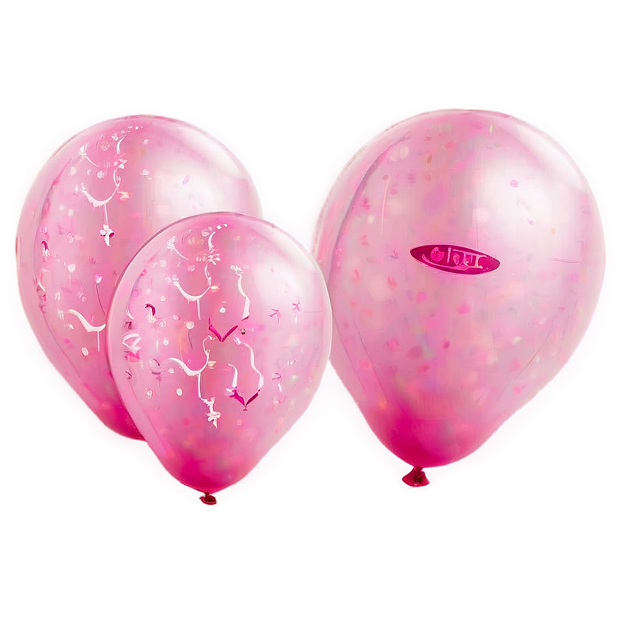 Pink Balloons For Special Occasions Png Iya