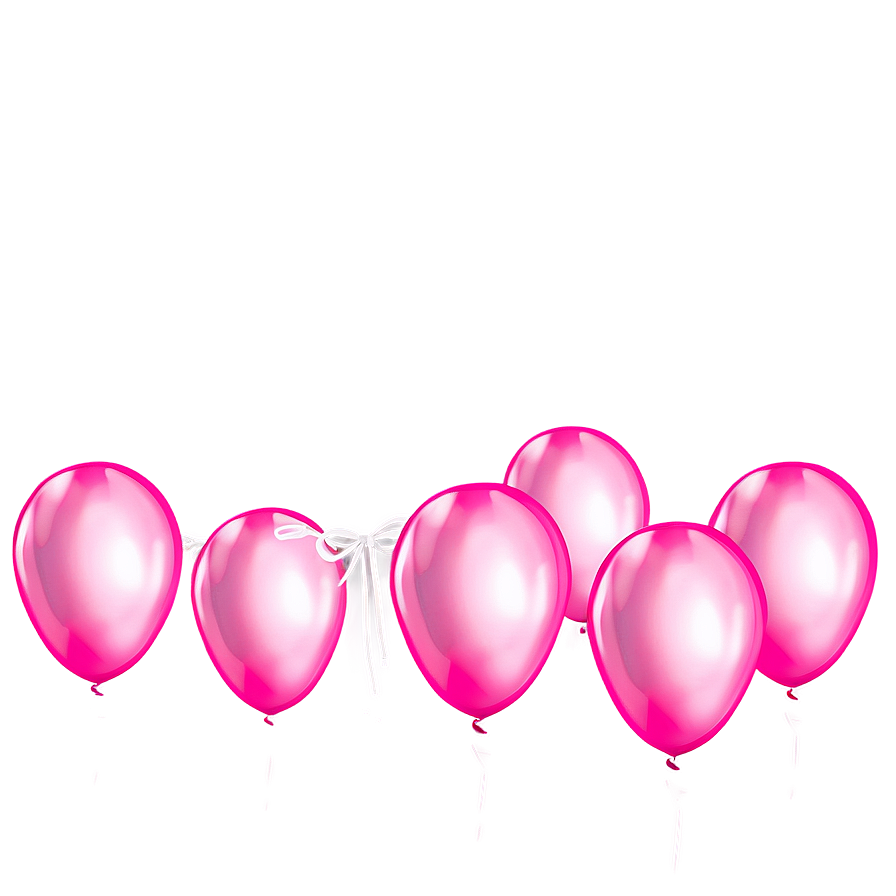 Pink Balloons Transparent Background Png Dhi64