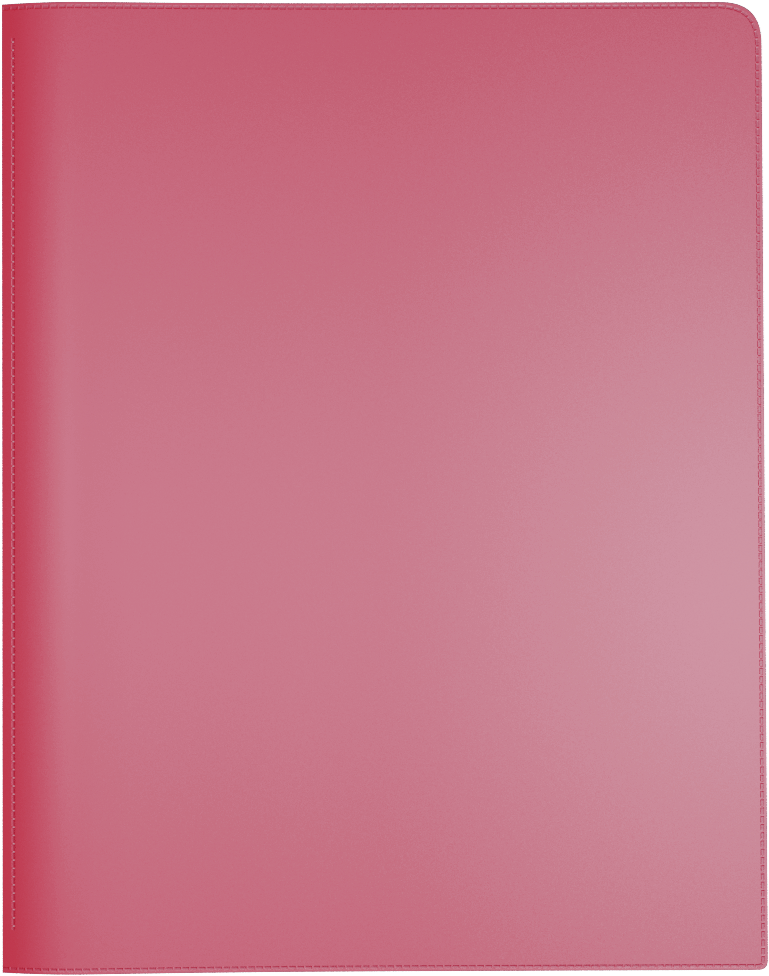 Pink Binder Cover