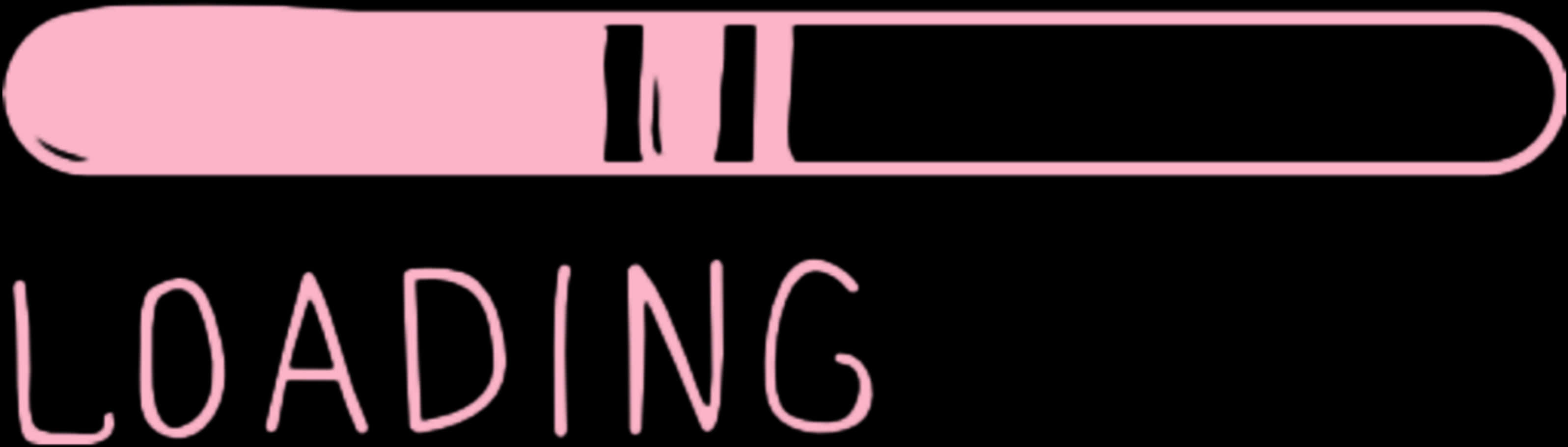 Pink Black Loading Graphic