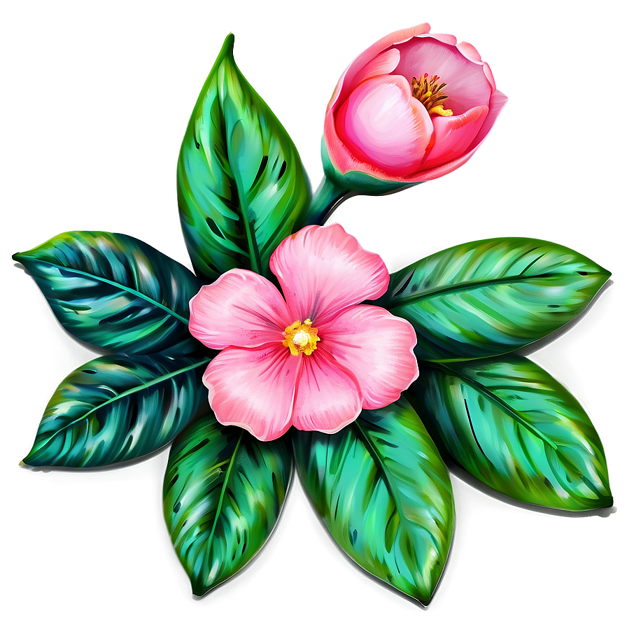 Pink Blooms Png 56