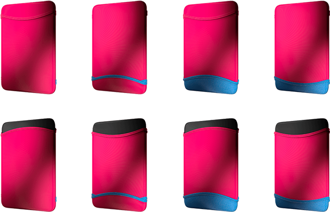 Pink Blue Arm Sleeves Set