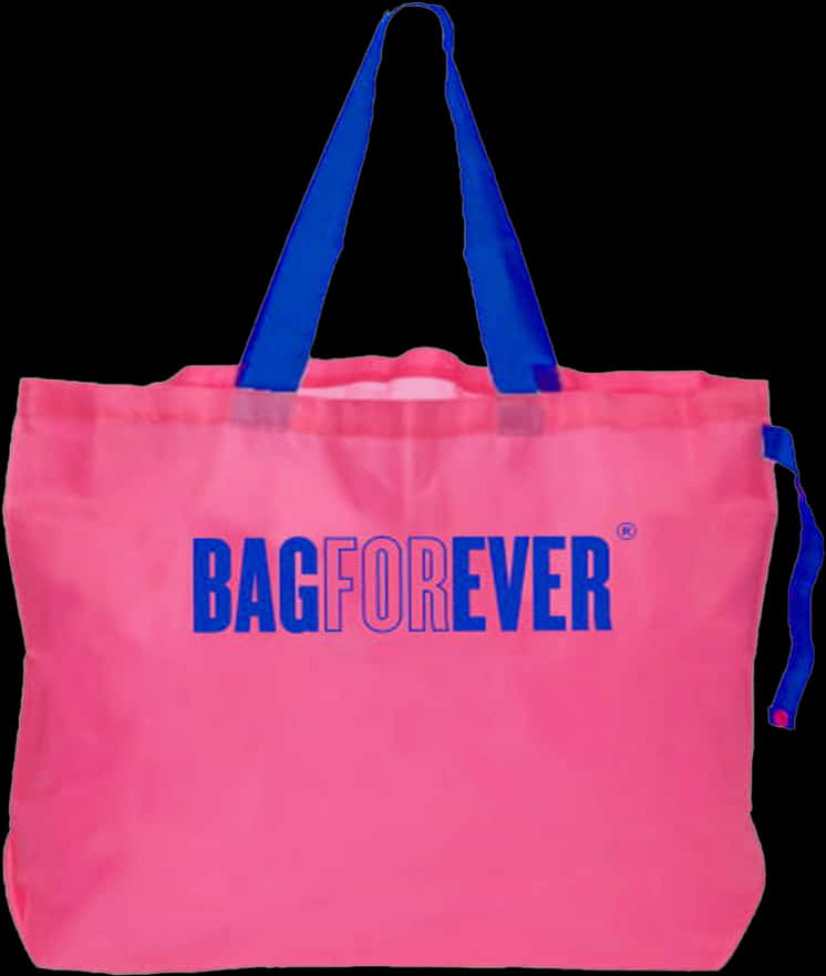 Pink Blue Bag Forever Tote