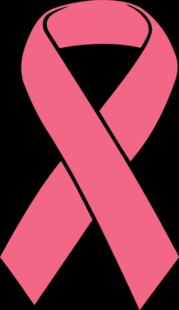 Pink Breast Cancer Awareness Ribbon