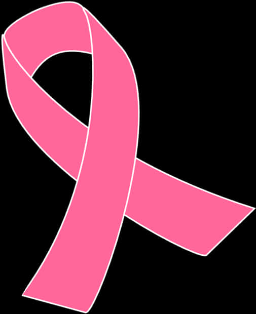 Pink Breast Cancer Awareness Ribbon