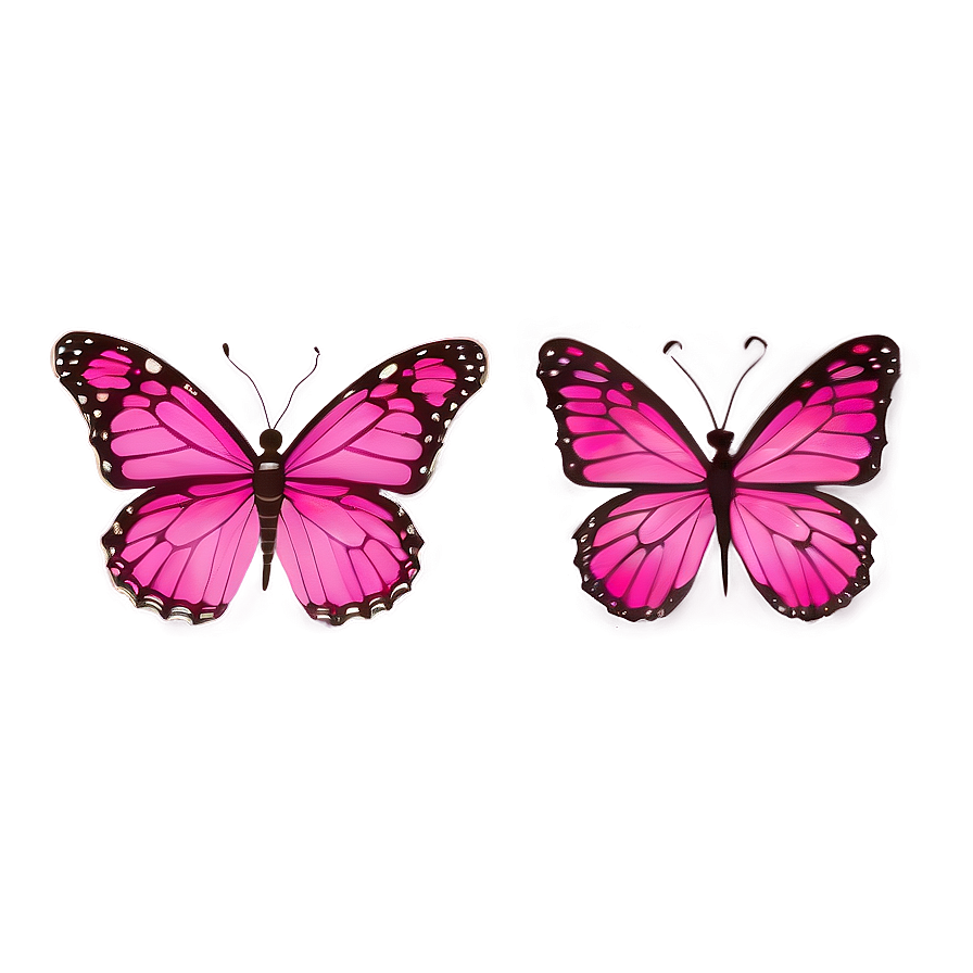 Pink Butterfly Clear Image Png Dlg51