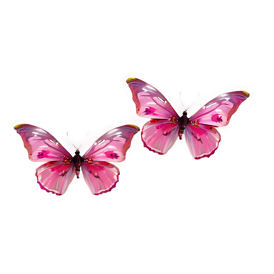 Pink Butterfly Clear Shot Png Wst