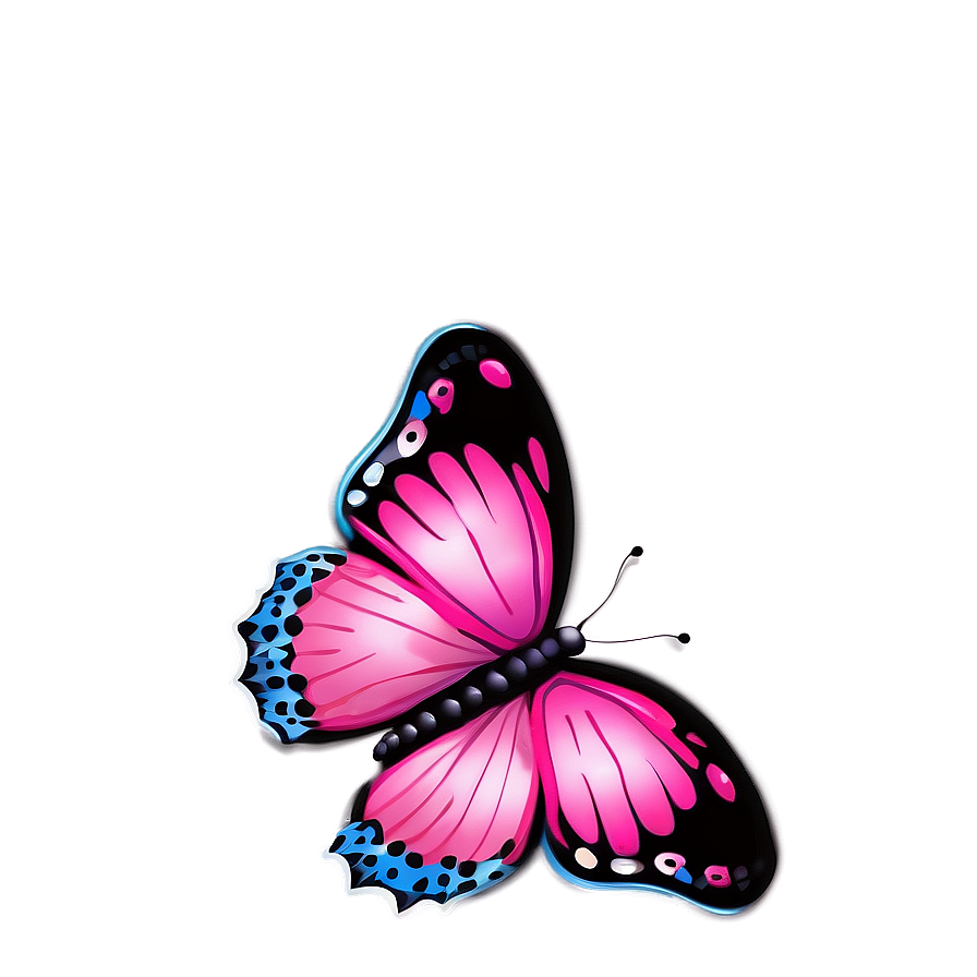 Pink Butterfly Clipart Png 21