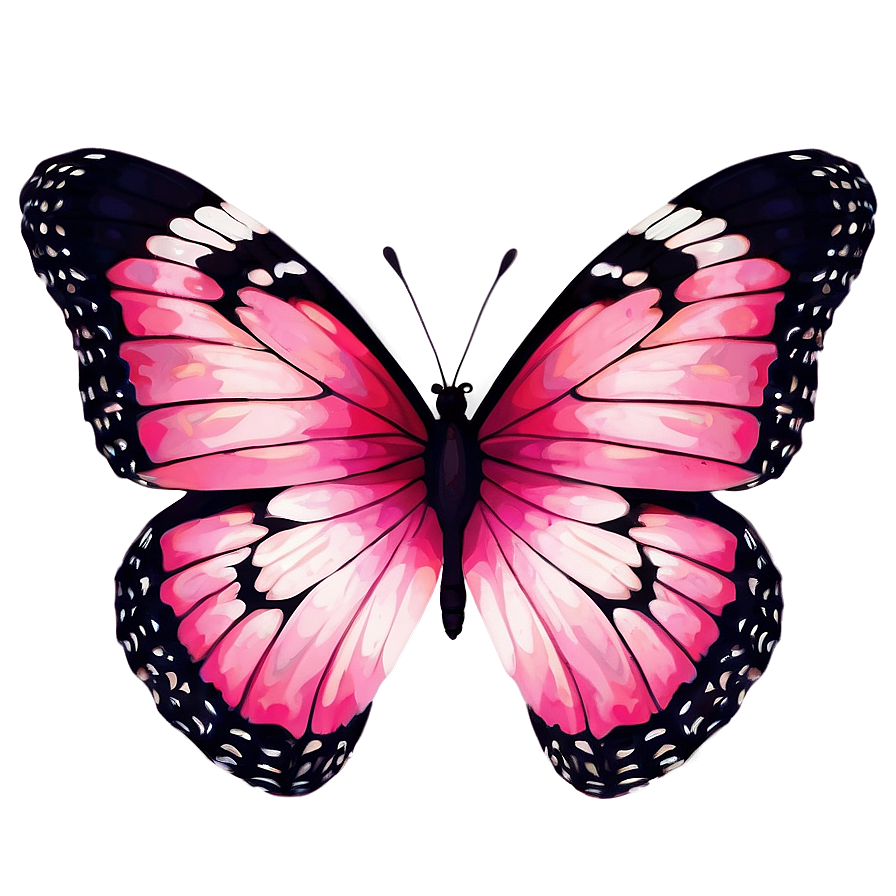 Pink Butterfly Genuine Photo Png 13