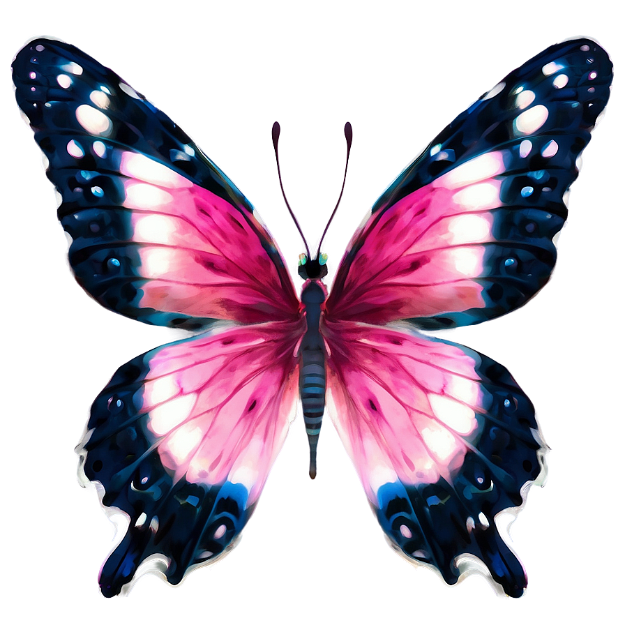 Pink Butterfly Genuine Photo Png 66