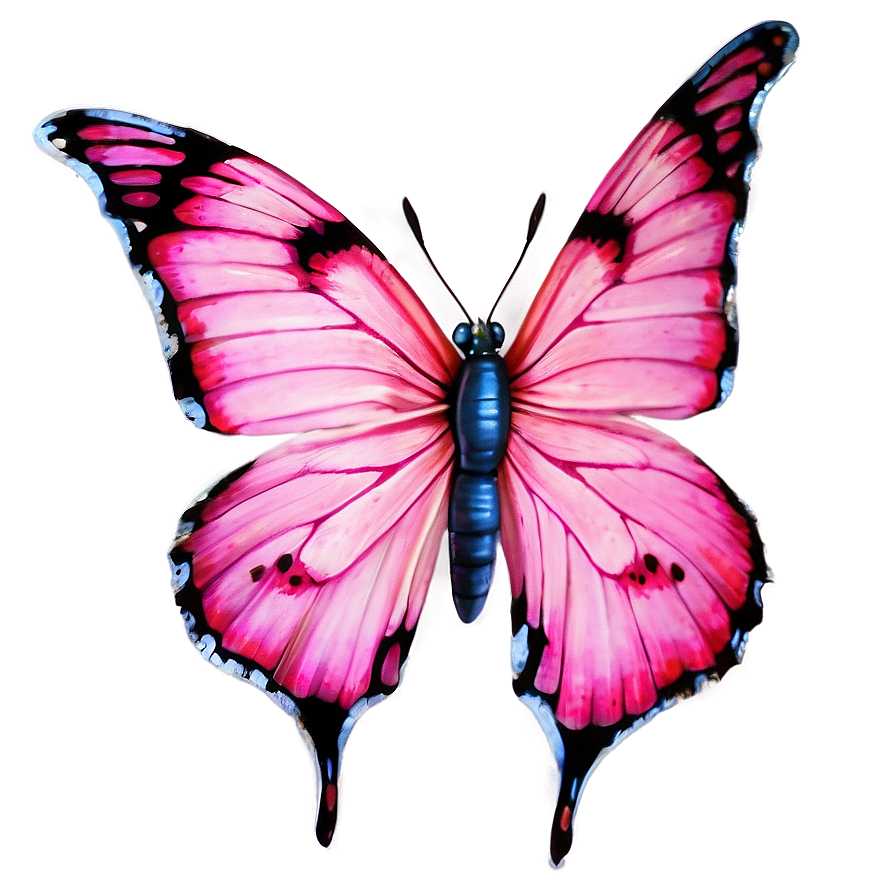 Pink Butterfly High-quality Png Hcr69