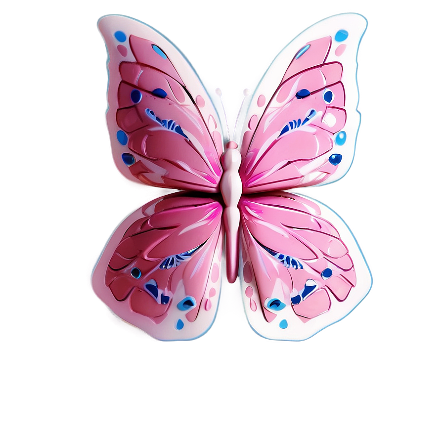 Pink Butterfly In Pure Form Png 88