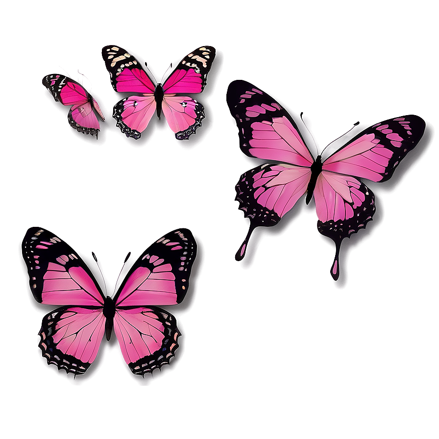 Pink Butterfly Natural Beauty Png 06212024