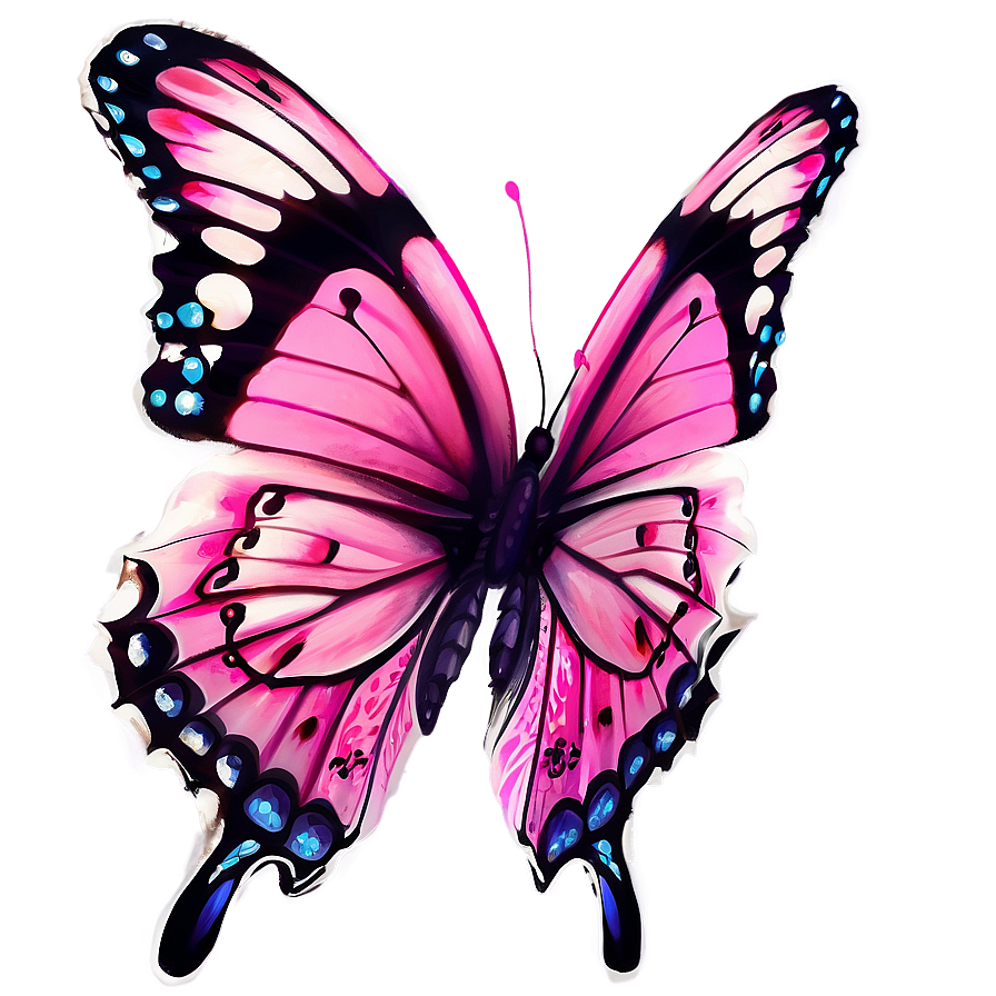 Pink Butterfly Real Image Png Kas55