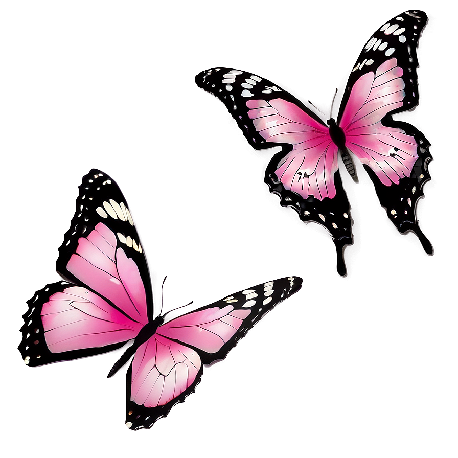 Pink Butterfly Real Shot Png Cda