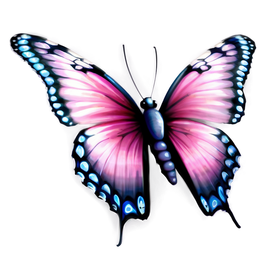 Pink Butterfly Realistic Png 97