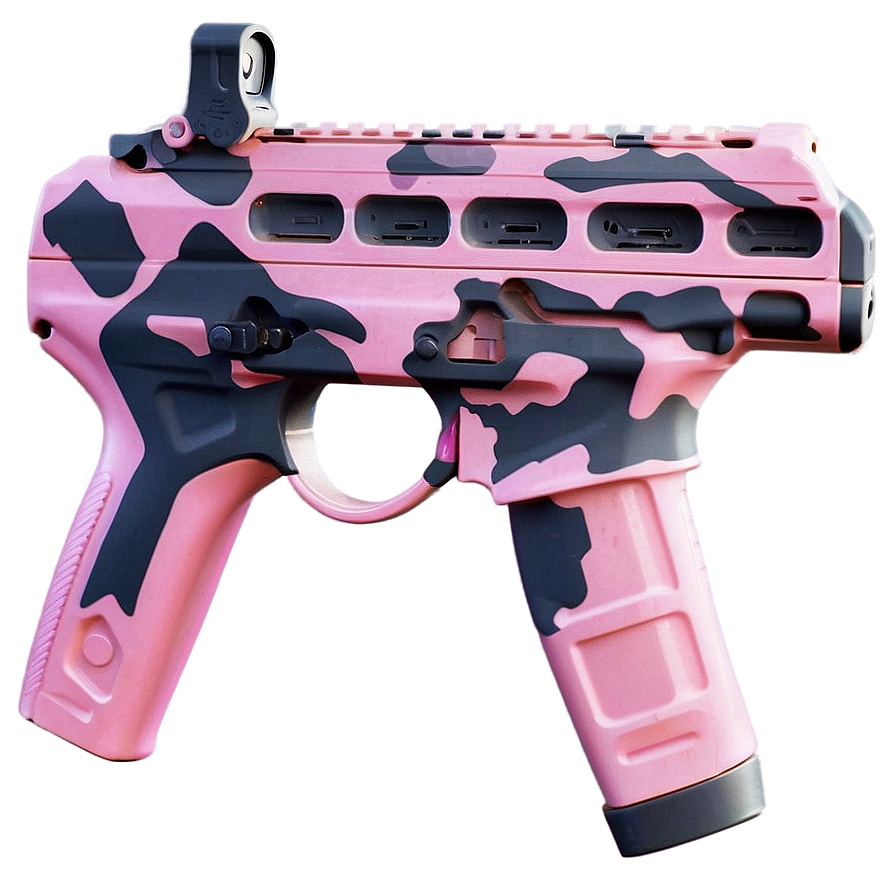 Pink Camo Tactical Design Png Wuw