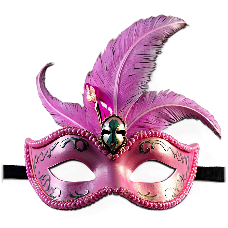 Pink Carnival Mask Png 51