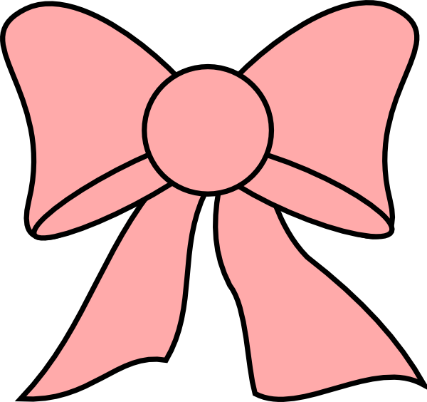 Pink Cartoon Bow Illustration