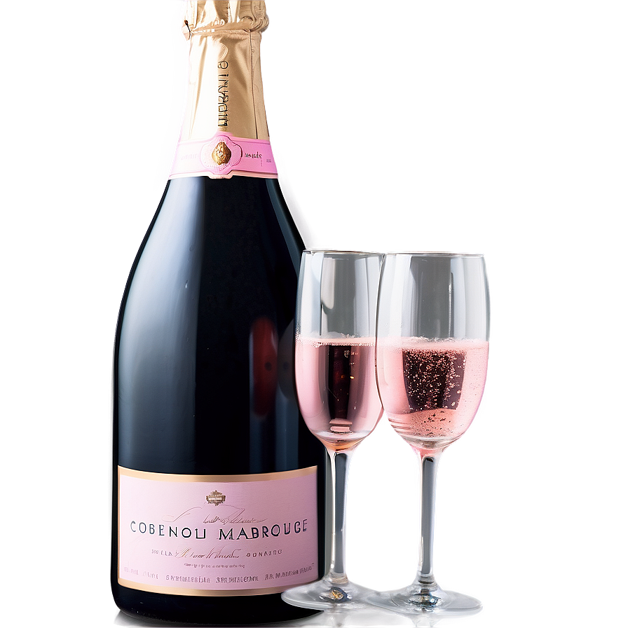 Pink Champagne And Fine Dining Png Ooq