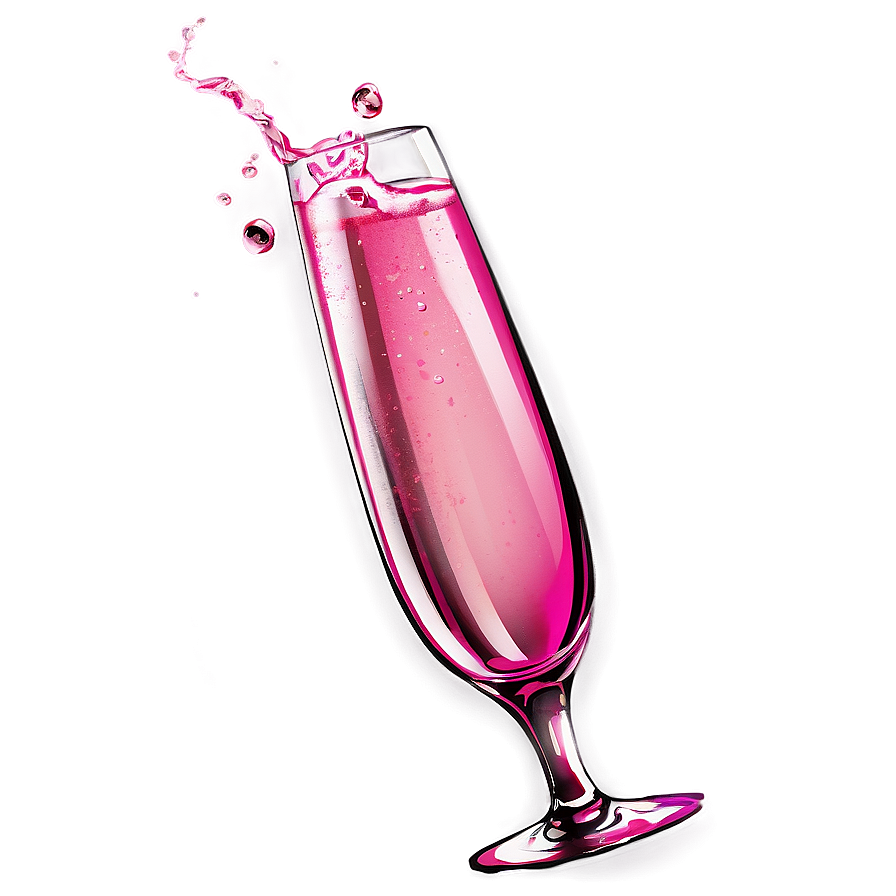 Pink Champagne On Ice Png 20