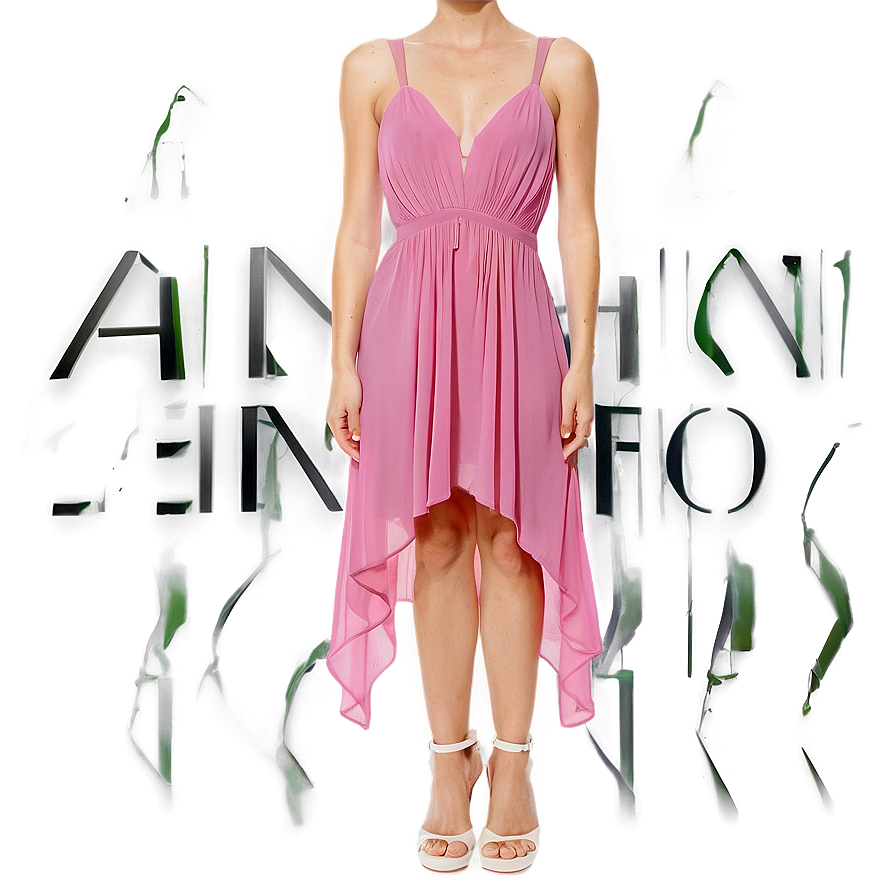 Pink Chiffon Dress Png Fuh