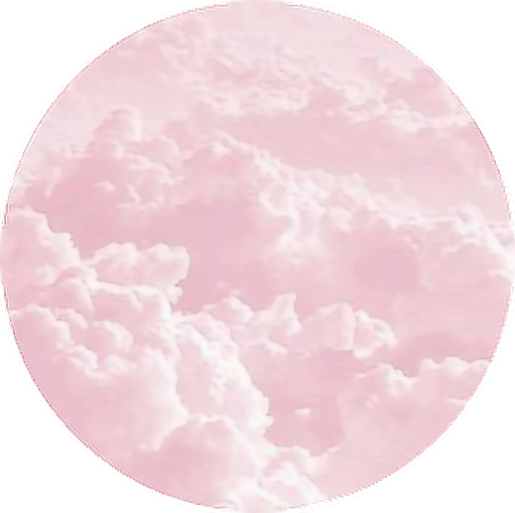 Pink Cloud Circle Abstract