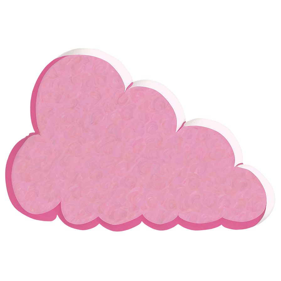 Pink Cloud Digital Art Png Ojw45