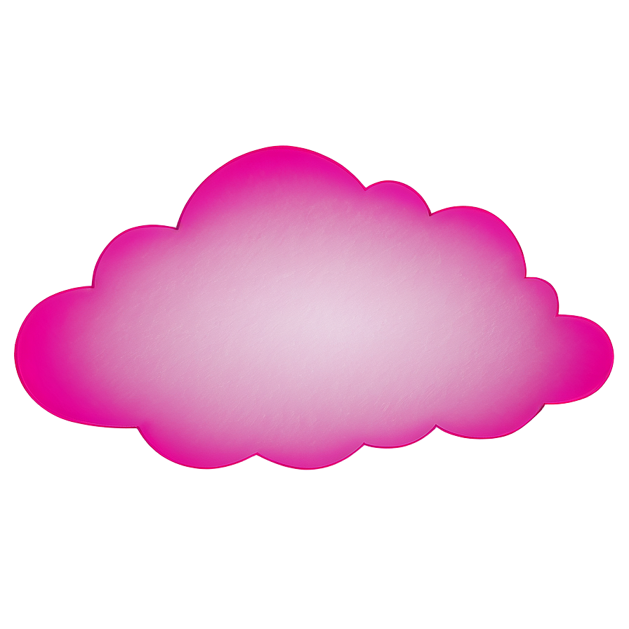 Pink Cloud Layered Art Png Suv48