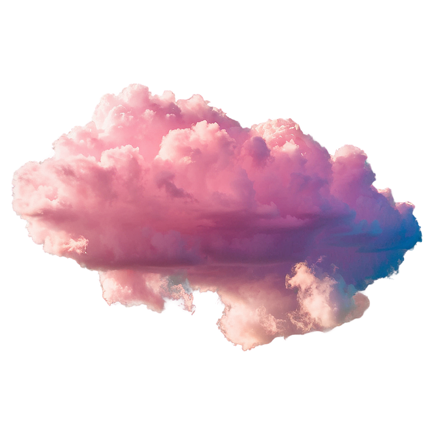 Pink Cloud Over Ocean Png 14