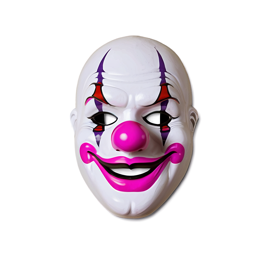 Pink Clown Mask Png 06212024