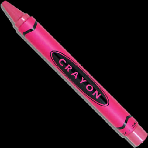 Pink Crayon Closeup