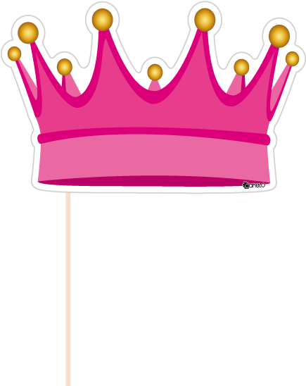 Pink Crown Prop Photobooth