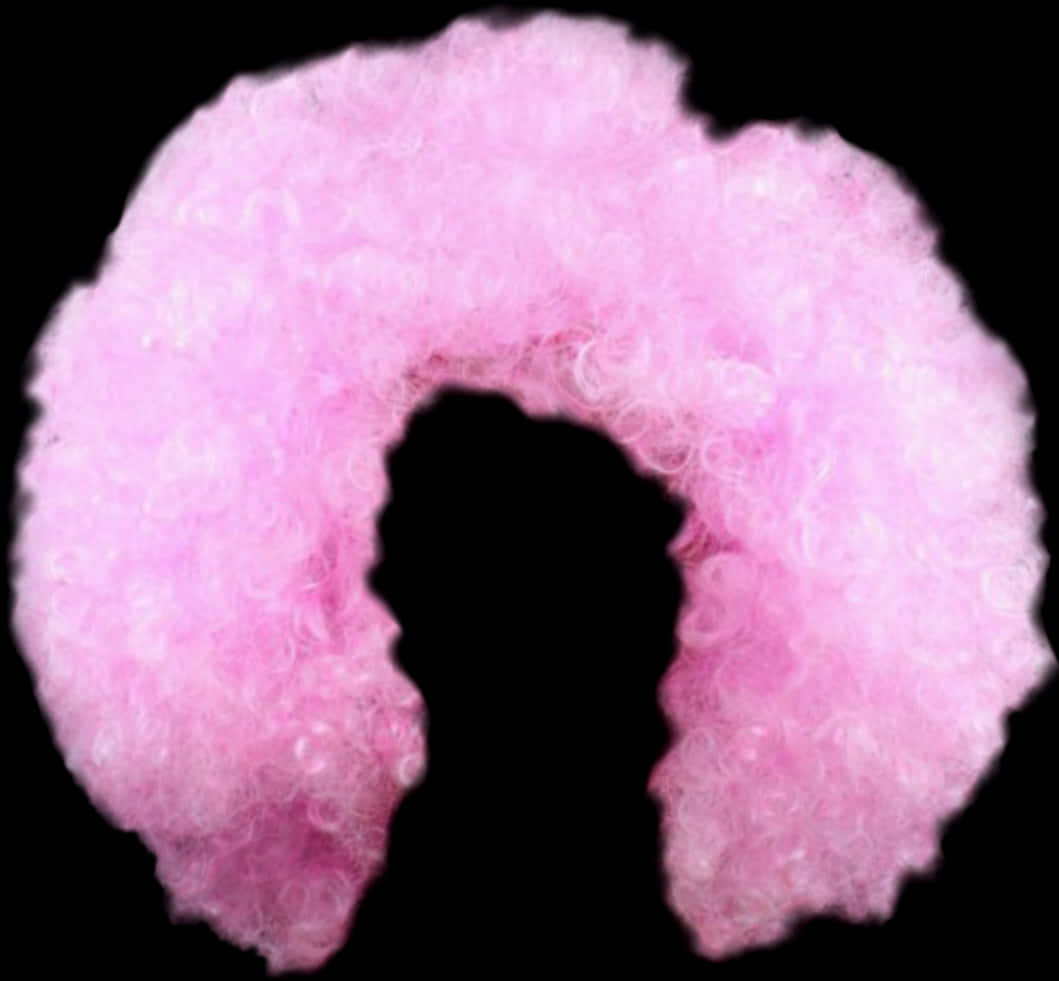 Pink Curly Afro Wig