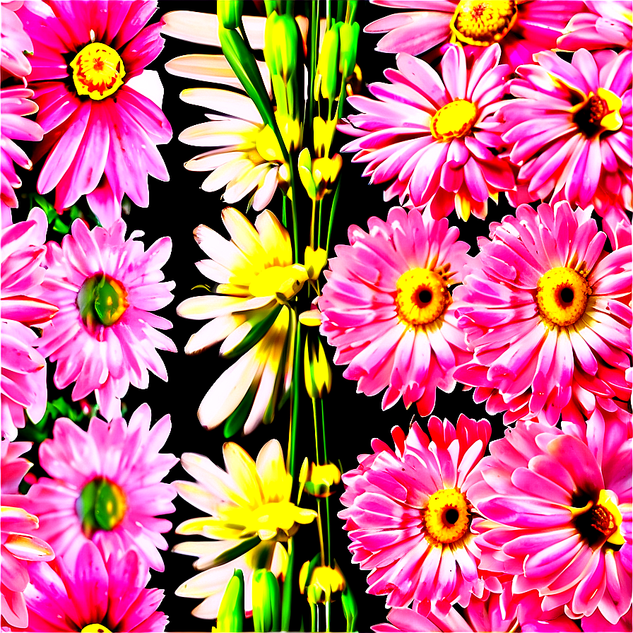 Pink Daisy Flowers Png 70