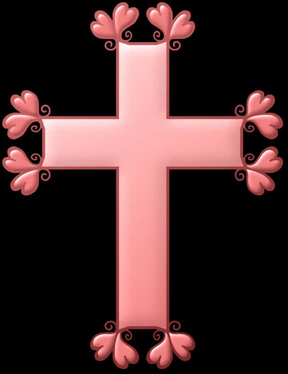 Pink Decorative Cross