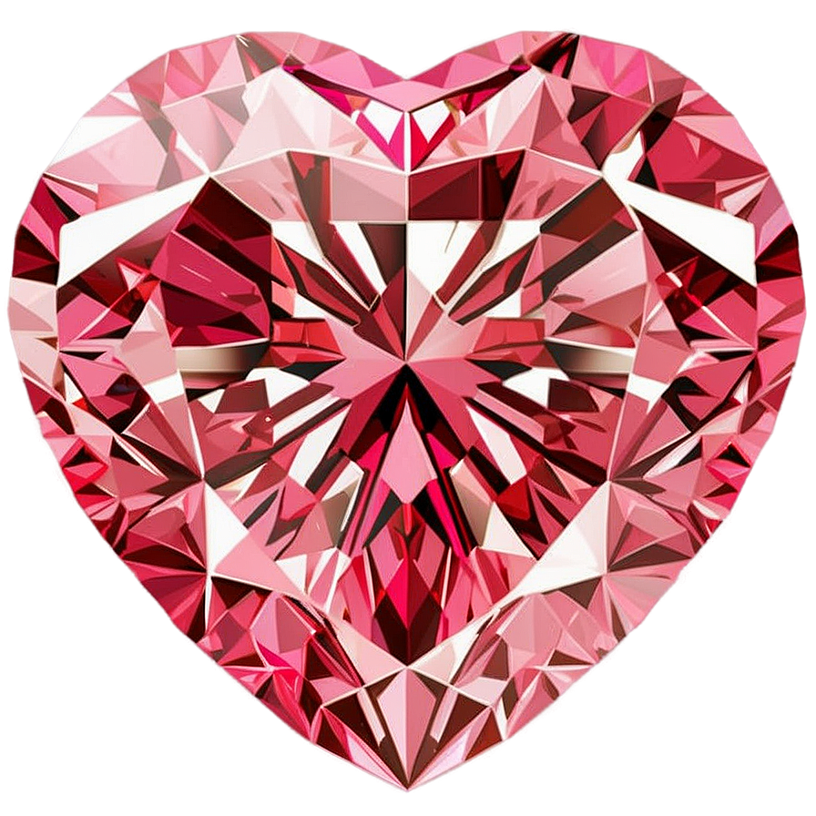 Pink Diamond Heart Perfection Png Rxq