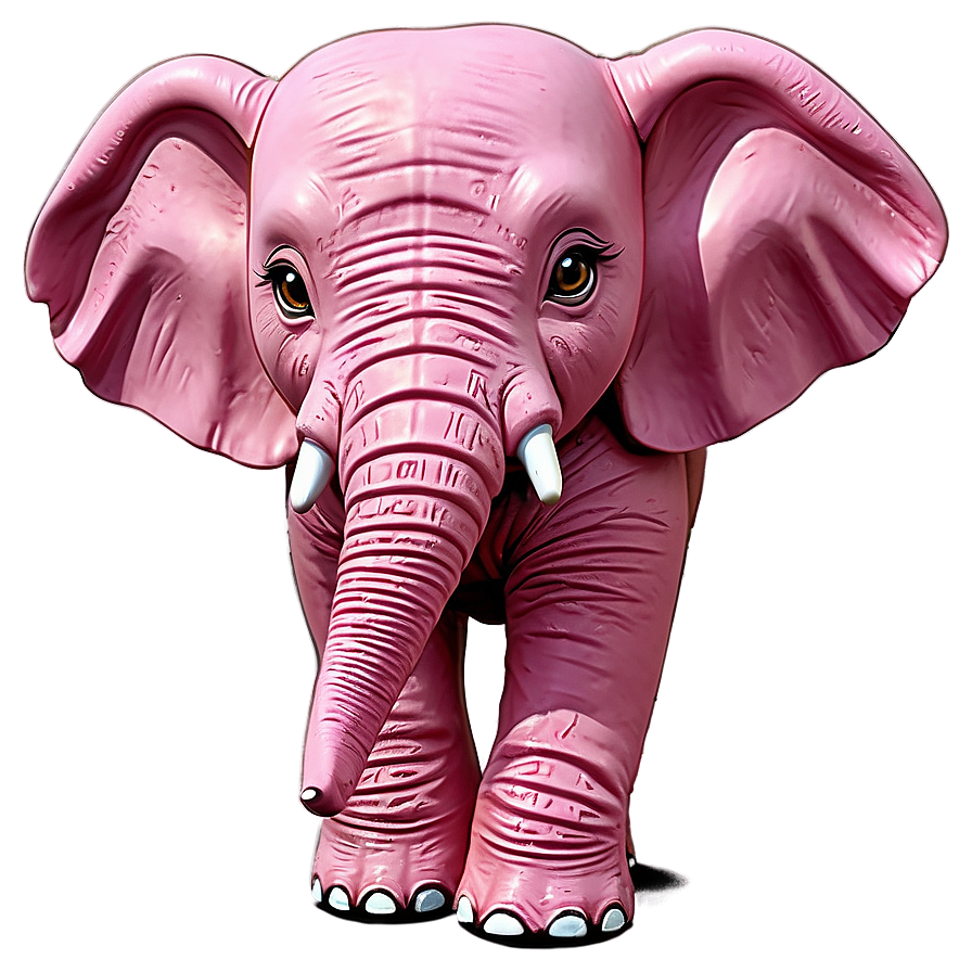 Pink Elephant For Kids Room Png Bda28