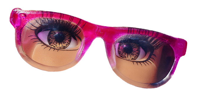 Pink Eyeball Sunglasses