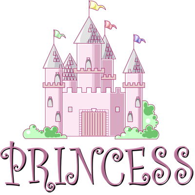 Pink Fairytale Castle Princess Graphic