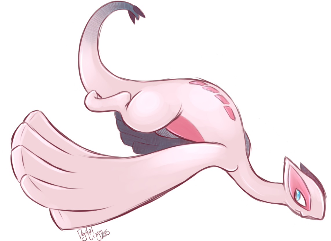 Pink_ Flamingo_ Swimming_ Animation