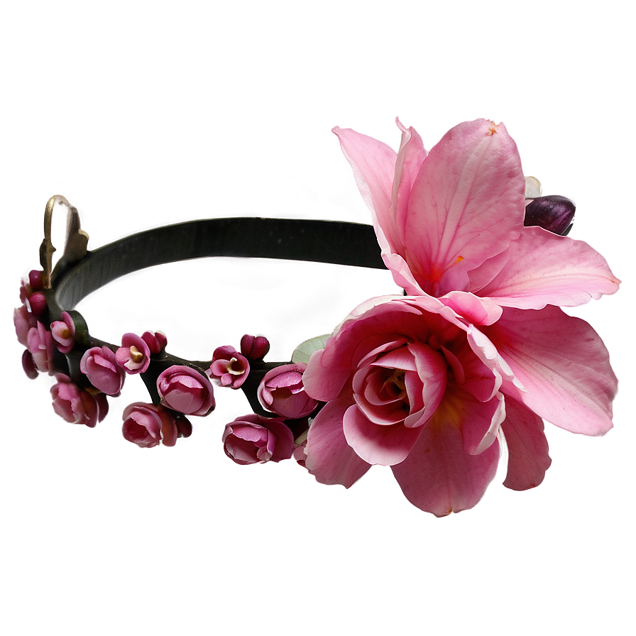 Pink Floral Crown Png 05242024