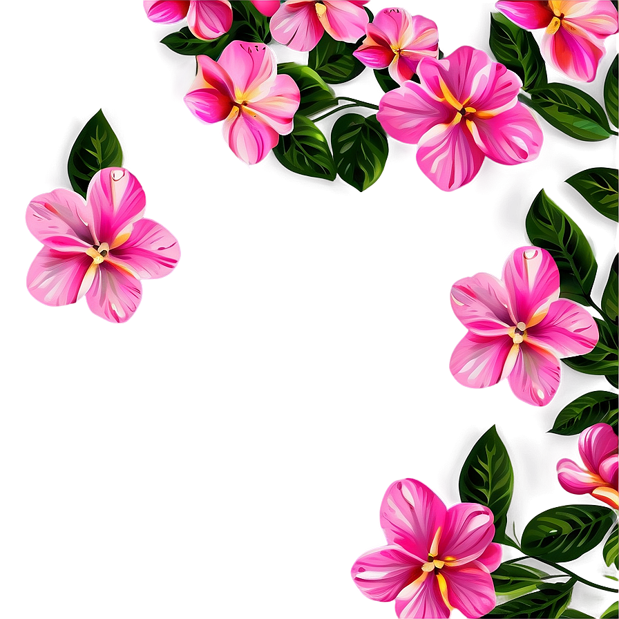 Pink Flower Background Png 79