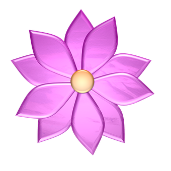 Pink Flower Illustration