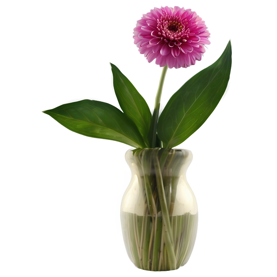 Pink Flower In Vase Png Ypj