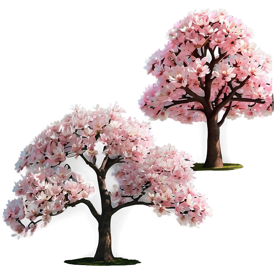 Pink Flowering Tree Png 56