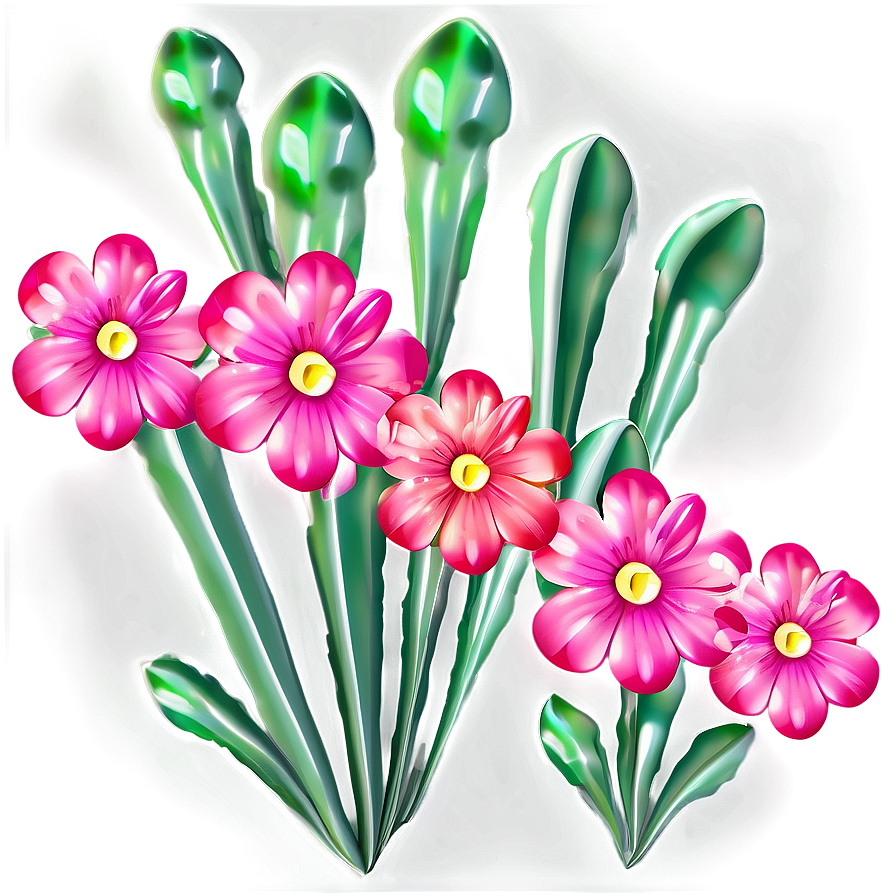 Pink Flowers Decoration Png Ifv