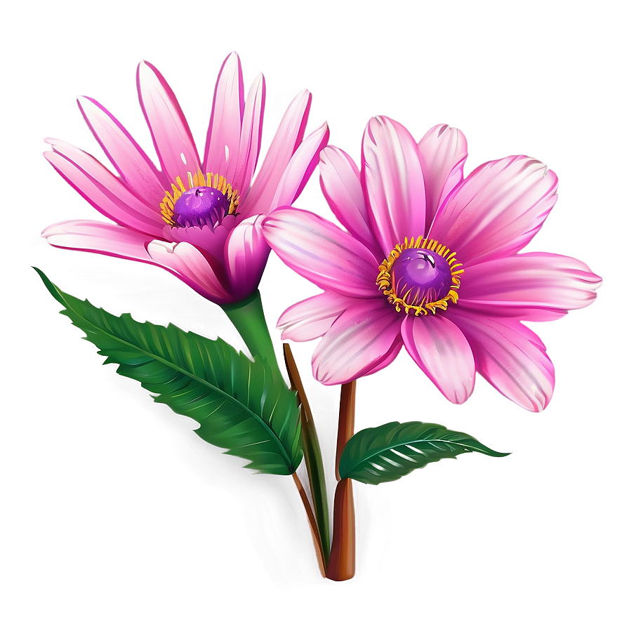 Pink Garden Flower Png Ubo